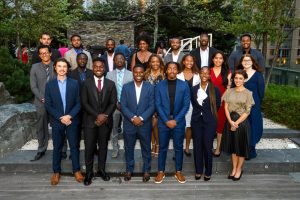 The 2022 cohort of Vivien Thomas Scholars poses for a photo.