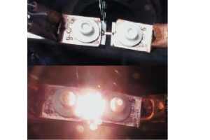 An ATI C103™ specimen at room temperature, top, and at melting point, bottom. (Image: Materials Today)